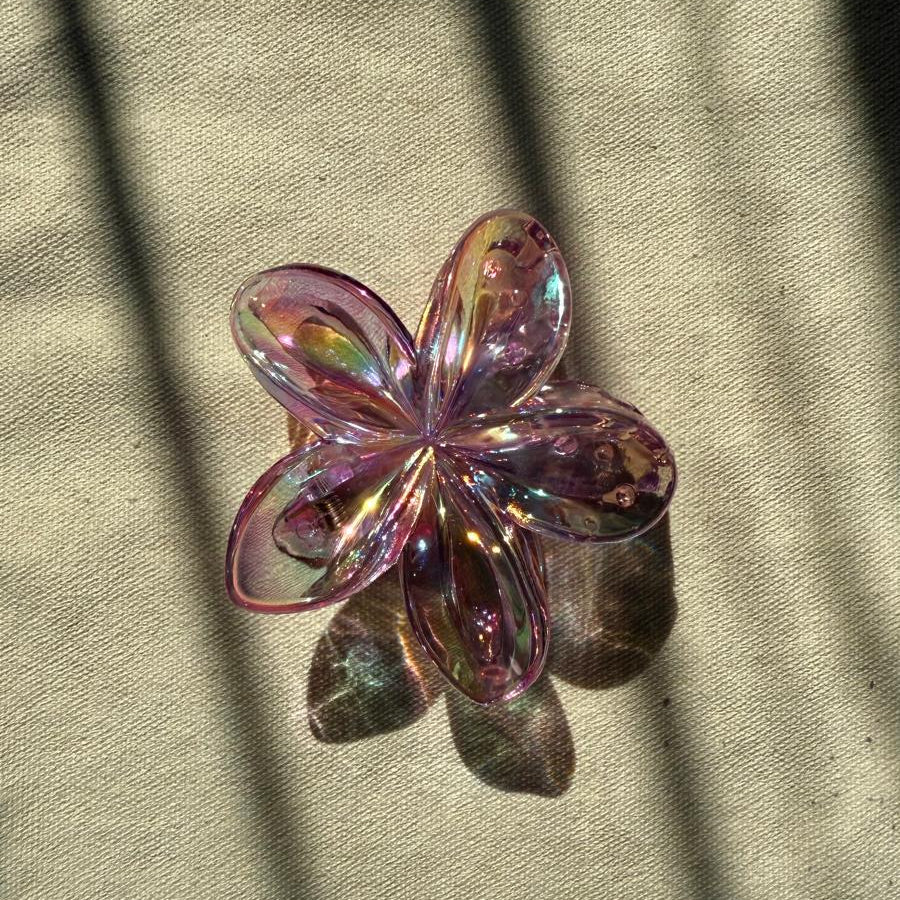 Rosebud Hair Claw Clip
