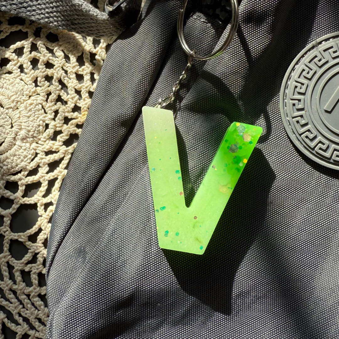 Alphabet Keychain - Letter V