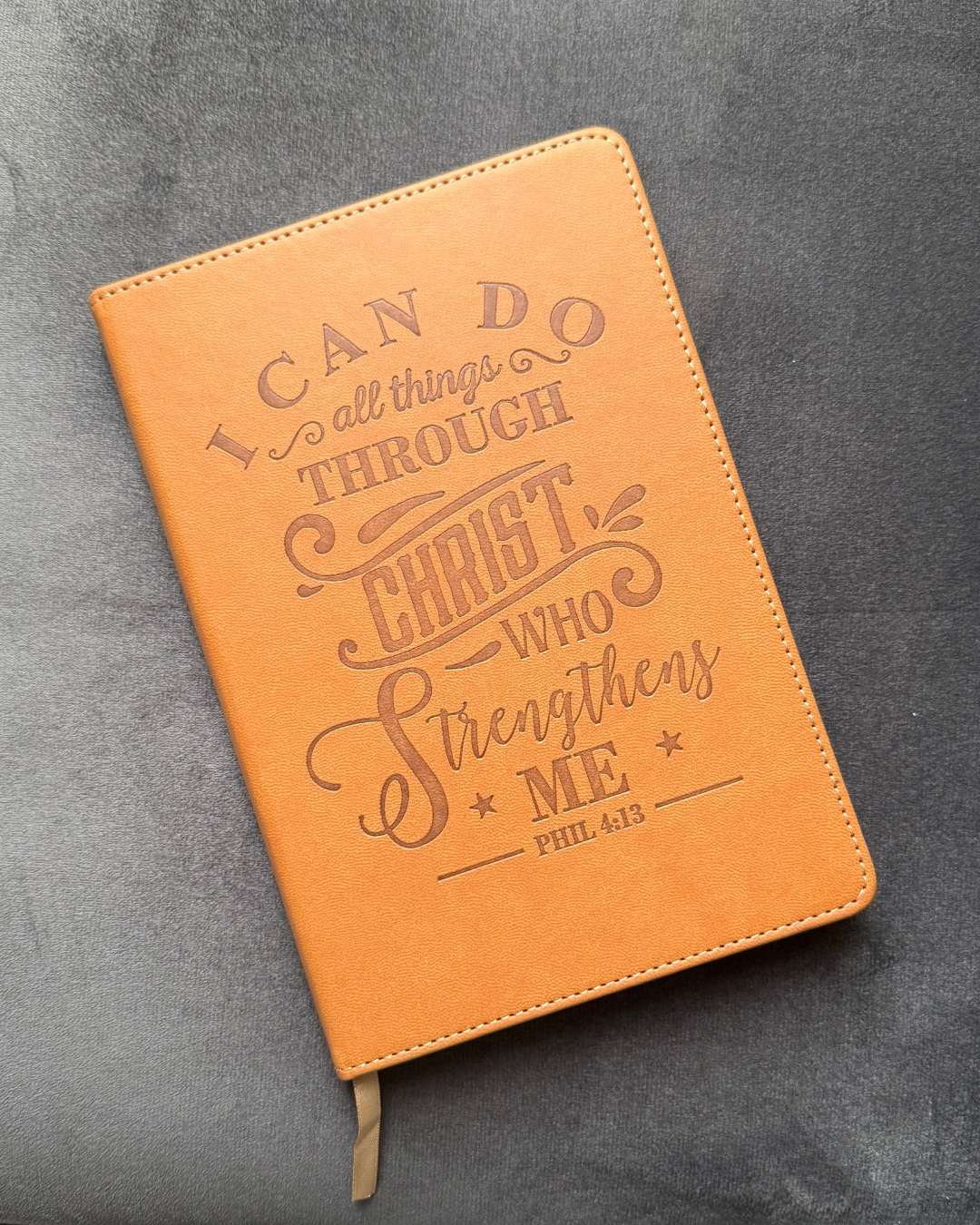 Brown Bible Study Journal/Notebook 