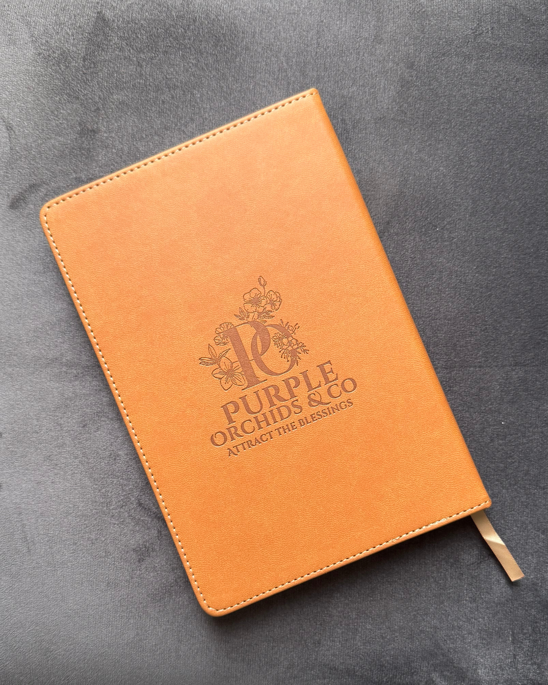 Brown Bible Study Journal/Notebook Back Cover