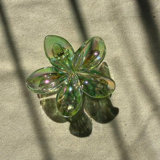 Emerald Hair Claw Clip