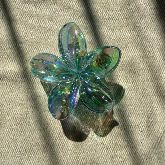 Seafoam Spark Hair Claw Clip