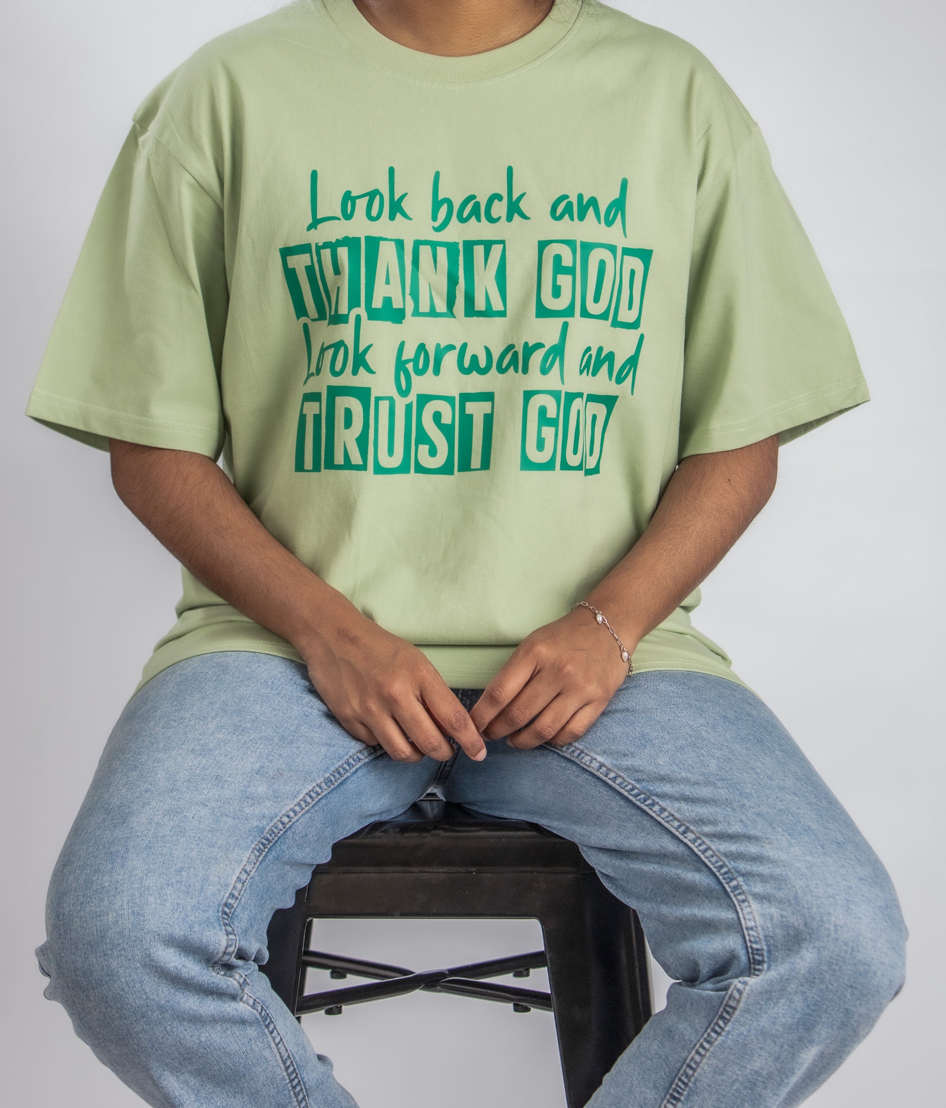 Trust & Thank Green short sleeve T-Shirt