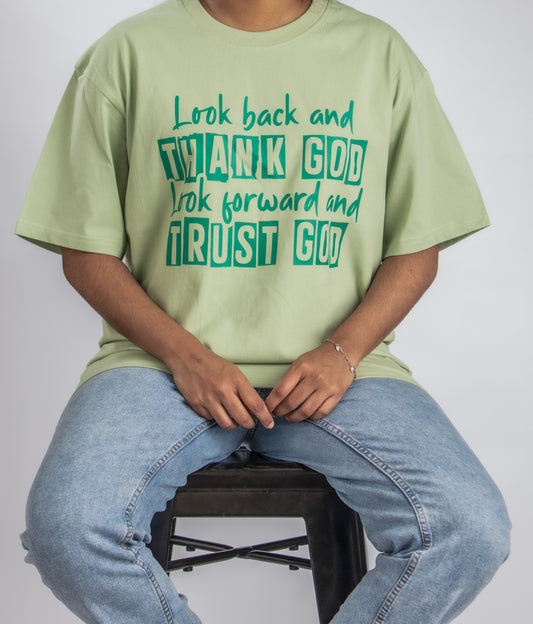 Trust & Thank Green short sleeve T-Shirt