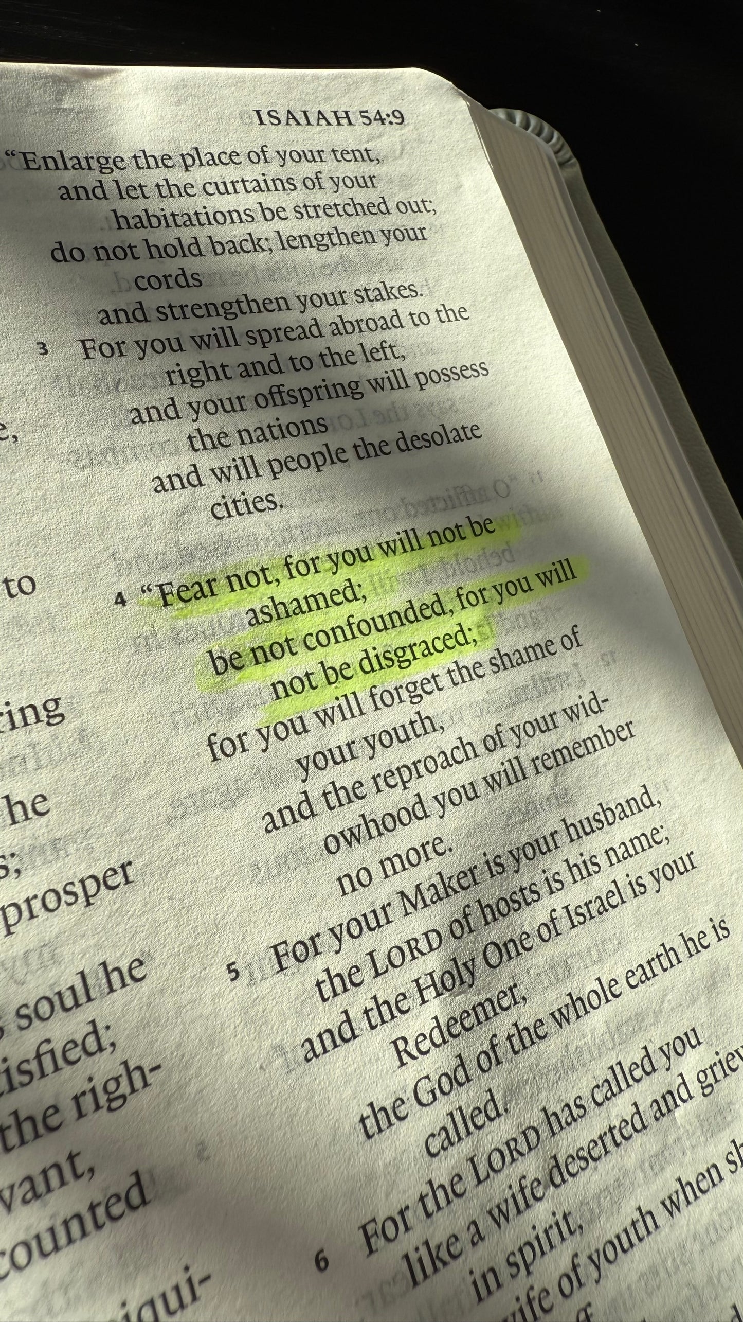 Yellow Highlighter with bible verse 